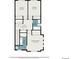 Second floor floorplan featuring primary bedroom, two additional bedrooms, and bathrooms at 14700 E 104Th Ave # 1404, Commerce City, CO 80022