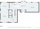 Detailed second floor plan, with kitchen, living and dining rooms, laundry, and foyer at 15543 Quivas St, Broomfield, CO 80023
