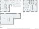 Complete floor plan of the house showing basement, main, and upper level layouts and dimensions at 15543 Quivas St, Broomfield, CO 80023