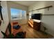 Comfortable bedroom is bathed in natural light and features hardwood floors at 1284 Osceola St, Denver, CO 80204