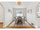 Charming dining area with hardwood floors and a cozy ambiance at 1220 Magnolia St, Denver, CO 80220
