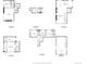 Schematic floor plan of a multi-story home with dimensions at 942 S Fulton St, Denver, CO 80247