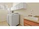 Bright laundry room with a modern washer and dryer, and utility sink at 297 N Coolidge Way, Aurora, CO 80018