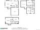 Detailed floor plan showcasing the layout of a multi-level home, including room dimensions and features at 5261 S Malta Way, Centennial, CO 80015