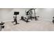 Spacious exercise room with carpet flooring and multiple workout machines at 863 Edenborn Pl, Castle Rock, CO 80104