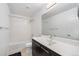 Bathroom with a shower-tub combo, modern vanity with sleek fixtures, and a bright, clean aesthetic at 9603 Dunning Cir, Highlands Ranch, CO 80126