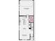 First floor plan featuring kitchen, great room, dining, and a two-car garage at 17115 W 91St Ln, Arvada, CO 80007