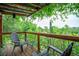 Spacious treehouse deck with comfortable seating and gorgeous treetop views at 3125 Xenon St, Wheat Ridge, CO 80215