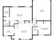 Floor plan of the main floor of the home with room dimensions and layout at 98 N Quicksilver Ave, Castle Rock, CO 80104