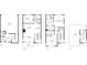 Detailed floorplan showing the layout of the home including kitchen, living room and balcony at 12270 Karls Ln, Northglenn, CO 80241