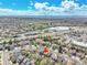 Wide aerial shot of the home's location, highlighting the surrounding community and nearby services at 5826 S Jebel Way, Centennial, CO 80015