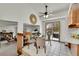 Sunlit dining area with modern decor and a cozy atmosphere at 5826 S Jebel Way, Centennial, CO 80015