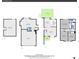 Full floor plan illustrating the layout of the home's main and upper levels with their square footage at 5826 S Jebel Way, Centennial, CO 80015