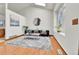 Cozy living room with hardwood floors and a light and airy feel at 5826 S Jebel Way, Centennial, CO 80015