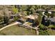 Stunning aerial view of the property, highlighting its lush surroundings and architectural design at 8 Lindenwood Dr, Littleton, CO 80120