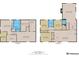 Detailed floor plan showcasing layout of living room, kitchen, bedrooms, bathrooms and other rooms in square footage at 2046 S Quitman St, Denver, CO 80219