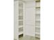 Walk-in closet with custom shelving and ample storage space at 2046 S Quitman St, Denver, CO 80219
