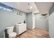 Unfinished basement bathroom with shower and vanity at 68 W 81St Pl, Denver, CO 80221