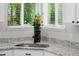 Stylish kitchen corner sink featuring granite countertops and bright natural light from the window at 527 English Sparrow Trl, Highlands Ranch, CO 80129