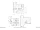 Complete floor plan including the first and second floors along with the basement level at 953 Compass Dr, Erie, CO 80516