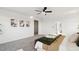 Tranquil main bedroom with a ceiling fan and relaxing color scheme at 953 Compass Dr, Erie, CO 80516