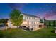 Back of house with a large deck and stairs leading to the backyard at 46093 Bristlecone Ct, Parker, CO 80138