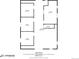 Detailed stable floor plan showing layout of stables, storage, bath and room at 46093 Bristlecone Ct, Parker, CO 80138