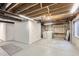 Unfinished basement with laundry hookups at 7725 S Cove Cir, Centennial, CO 80122