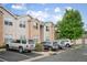 Well maintained building features brick and neutral siding with designated parking at 11640 W 62Nd Pl # 203, Arvada, CO 80004