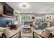 Inviting living room featuring a fireplace, large windows, hardwood floors and an open layout at 1300 W 13Th Ave, Broomfield, CO 80020