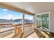 Wooden deck with access to home and view at 674 Penn Rd, Elizabeth, CO 80107