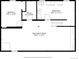 Basement floorplan featuring a recreation room, storage area, and full bath for functionality at 7065 Ingalls Ct, Arvada, CO 80003