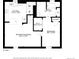 First floor plan illustrating the kitchen, recreation room, bedroom, walk-in closet, and bathroom at 1515 Sagrimore Cir, Lafayette, CO 80026