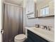 Cozy bathroom with shower and tub combination and neutral tones at 9290 N Raleigh St, Westminster, CO 80031