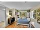 Bedroom with decor shelving and murphy bed at 4560 Flanders Way, Denver, CO 80249