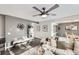 Open concept living room showcasing a stylish and functional layout at 1945 W 102Nd Ave, Thornton, CO 80260