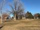 Community park with grassy areas, trees, and playground at 1945 W 102Nd Ave, Thornton, CO 80260