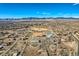 Aerial view of the neighborhood including parks and mountain range at 7587 Wright Ct, Arvada, CO 80005