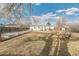 Large backyard with fence and sunny exposure at 1970 Willow St, Denver, CO 80220