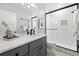 Elegant bathroom featuring a glass-enclosed shower at 635 Fillmore St, Denver, CO 80206
