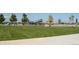 Community playground with swings, slides, and large grassy field at 65 Newport St, Denver, CO 80230