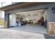 Spacious garage, with ample space for vehicles and storage at 2250 Highlands Dr, Breckenridge, CO 80424