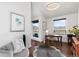 Bright home office with rustic desk and mountain views at 2250 Highlands Dr, Breckenridge, CO 80424