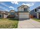 Charming two-story home with a well-maintained lawn and attached two-car garage at 9960 Kline St, Broomfield, CO 80021
