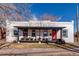 Charming exterior with a cozy front porch featuring two entrances and space for outdoor seating at 723 W 5Th Ave, Denver, CO 80204