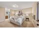 Bedroom with neutral walls, plush carpet, and updated fixtures in a well-lit space at 9411 W 89Th Cir, Westminster, CO 80021