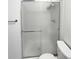 Bathroom showcasing glass enclosed shower and white toilet for a clean and functional design at 3661 S Joplin St, Aurora, CO 80013