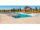 Community pool with a spa at 10251 Rifle St, Commerce City, CO 80022