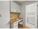 Dedicated office space with built-in desk and storage at 10235 Rustic Redwood Ln, Highlands Ranch, CO 80126