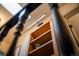 Staircase lighting and shelves at 325 E 7Th Ave, Denver, CO 80203